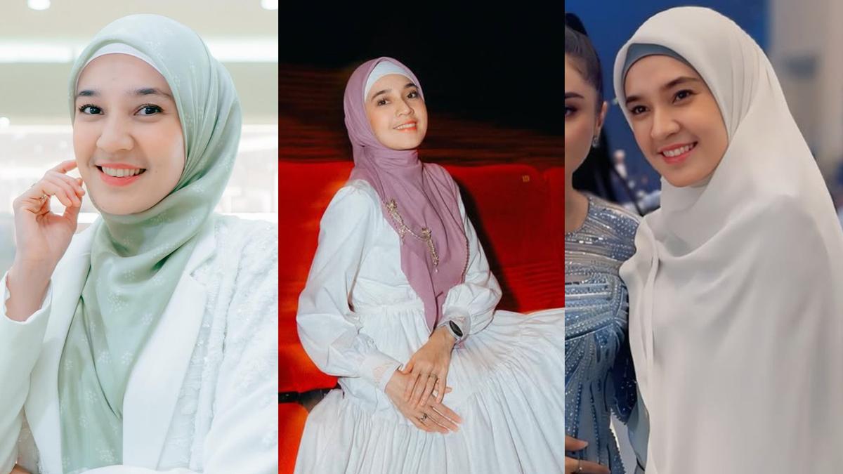 10 Gaya Stylish Dhini Aminarti dengan Hijab Syar'i, Bisa Jadi Inspirasi untuk Olahraga hingga Kondangan