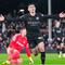 Pemain Manchester City, Phil Foden, melakukan selebrasi setelah mencetak gol ke gawang Fulham  dalam laga pekan ke-14 Premier League 2025/2026 yang berlangsung Rabu (3/11/2025) dini hari WIB di Craven Cottage. (Bradley Collyer/PA via AP)