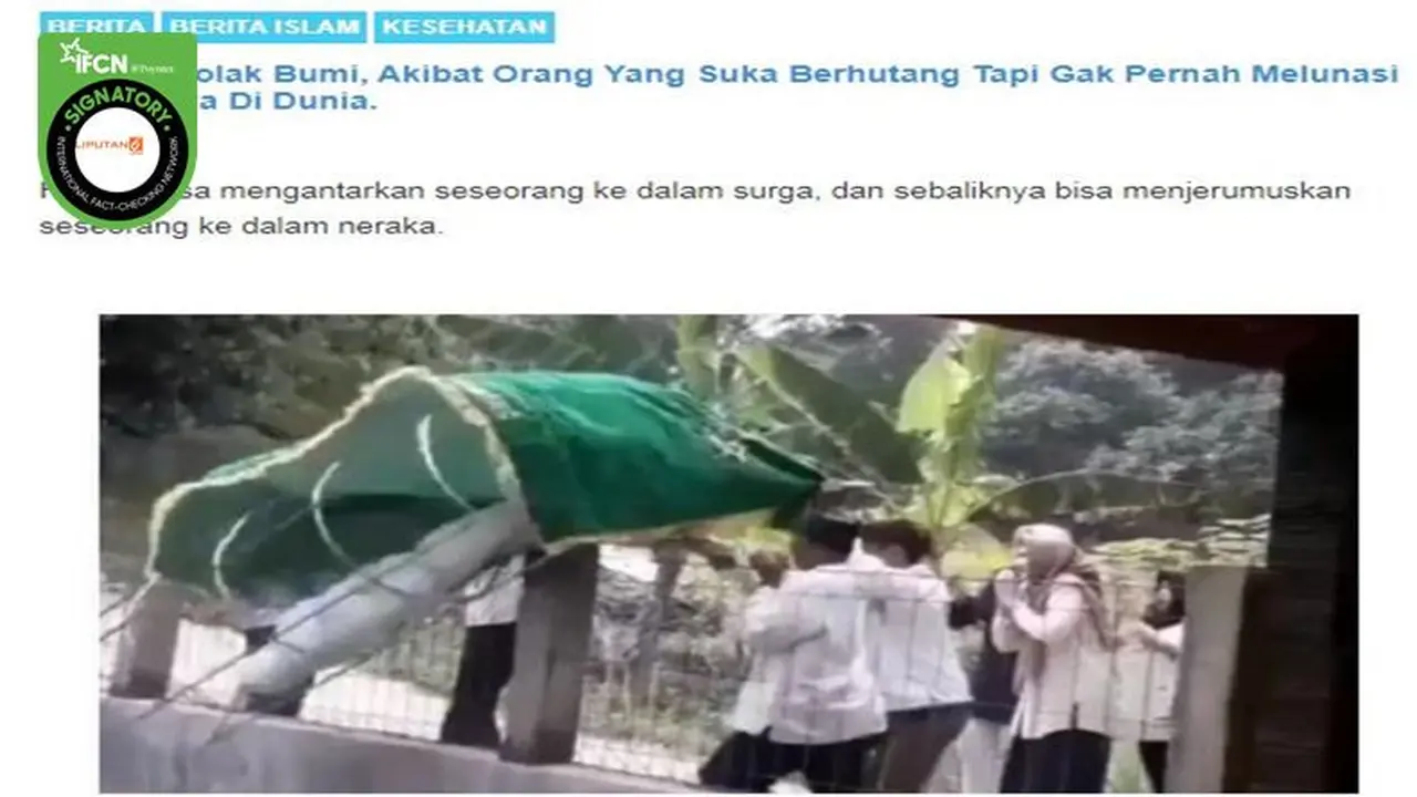 Gambar Tangkapan Layar Video Orang Meninggal Dunia
