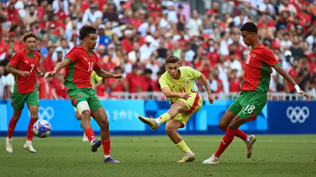 Maroko vs Spanyol di Semifinal Olimpiade Paris