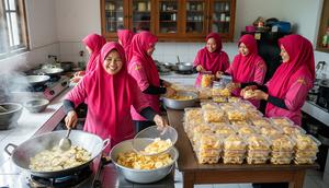 Ide Jualan Camilan untuk Ibu PKK 2026/ Ilustrasi AI