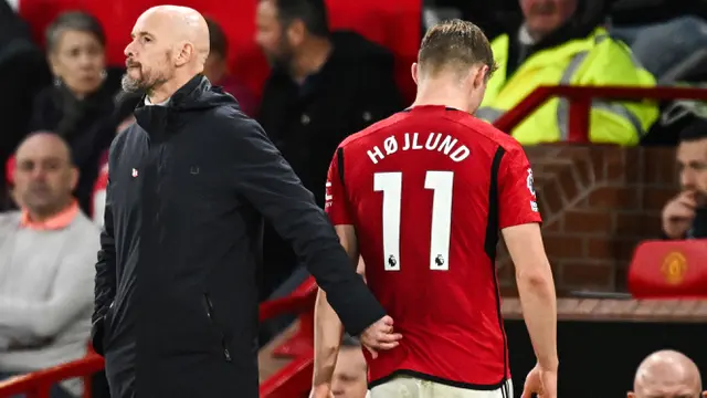 Foto: Menuju 1000 Menit Bermain, Berikut Aksi Minim Kontribusi Rasmus Hojlund bersama MU di Liga Inggris