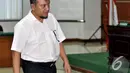 Ramadhani Ismy adalah Mantan Deputi Teknik Badan Pengusahaan Kawasan Pelabuhan dan Dermaga Bebas Sabang (BPKS). Ia tersangkut kasus proyek pembangunan Dermaga Sabang, Pengadilan Tipikor, Jakarta. Foto diambil pada Senin (1/12/2014). (Liputan6.com/Miftahul