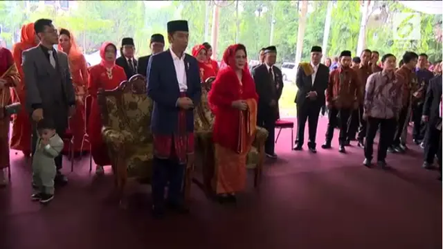 Intip antengnya Jan Ethes di prosesi pesta adat pernikahan Kahiyang Ayu-Bobby Nasution.