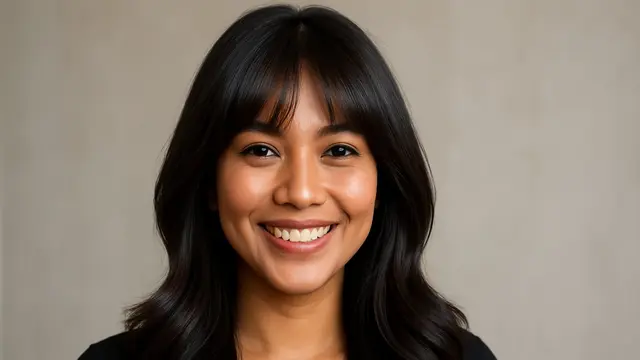 Model Tren Curtain Bangs 2025/Ilustrasi gambar oleh AI