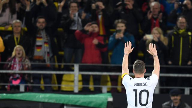 Podolski Akhiri Kiprahnya Bersama Jerman dengan Sebuah Gol