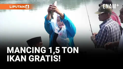 VIDEO: 1,5 Ton Ikan Dilepas, Warga Bogor Langsung Rebutan di Empang!