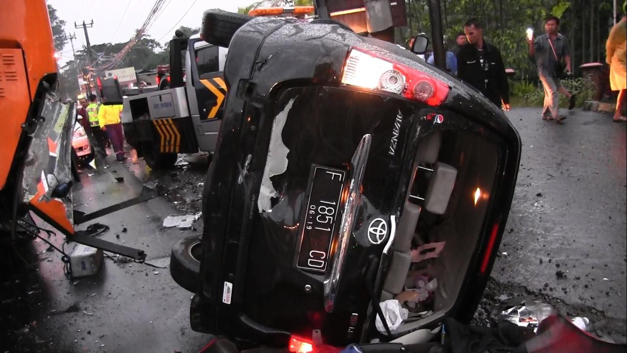 Kecelakaan beruntun terjadi di Puncak, Bogor