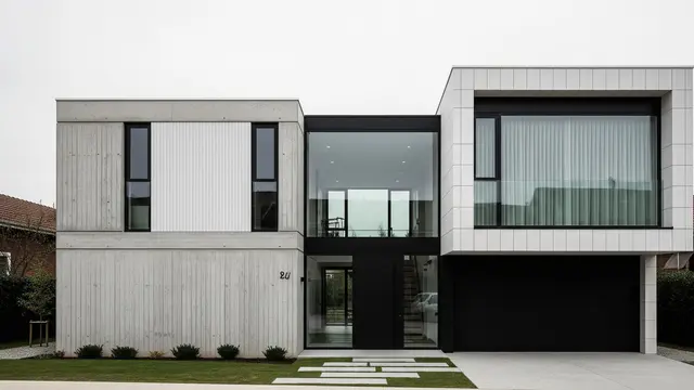 Gambar Model Depan Rumah Minimalis (Image by Gemini AI)
