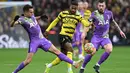 Tuan rumah sebenarnya tidak hanya diam, beberapa kali mereka berusaha mengancam gawang Tottenham Hotspur. Namun sayang mereka juga tidak mampu mencetak gol. (AFP/Glyn Kirk)