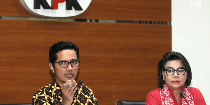 Idrus Marham Akui Berstatus Tersangka KPK Beri Keterangan Pers