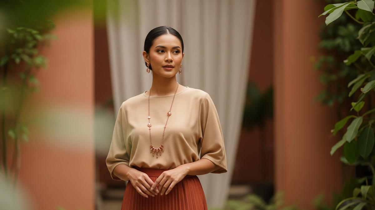 7 Rekomendasi Warna Rok Plisket yang Cocok untuk Kulit Sawo Matang, Tampil Stylish 2025
