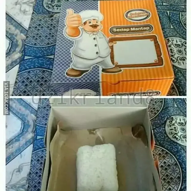6 Potret 'Nasi Kotak' Ini Bikin Tepuk Jidat, Sesuai dengan Definisi Sebenarnya