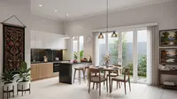 8 Desain Dapur dan Ruang Makan Menyatu di Rumah Tipe 45, Modern Nyaman