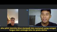 Demyan Oosterhuis bersama YouTuber dan pesepak bola Indonesia, Yussa Nugraha. (Dok Yussa Nugraha)