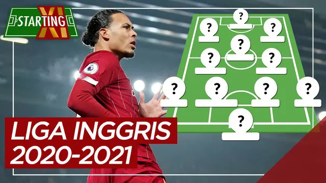 Berita motion grafis Starting XI pemain paling bernilai Liga Inggris musim 2020/2021, didominasi Liverpool.