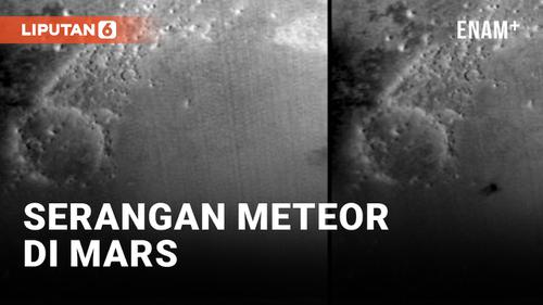 VIDEO: NASA Deteksi Serangan Meteor di Mars