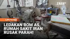 Sebuah rumah sakit di Teheran utara rusak parah setelah serangan mengguncang lingkungan sekitarnya. Pejabat Kementerian Kesehatan Iran menyatakan tim darurat memindahkan pasien dari Ghandi General Hospital tak lama setelah serangan menghantam pemanca...