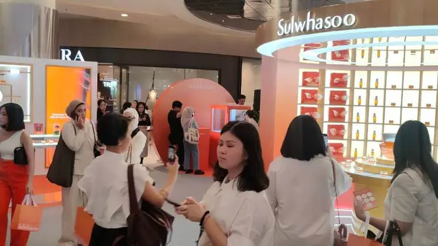 Sulwashoo pop-up event bertajuk 7 Days of Ginseng Journey di Central Park Mall.  (Liputan6.com/Henry)