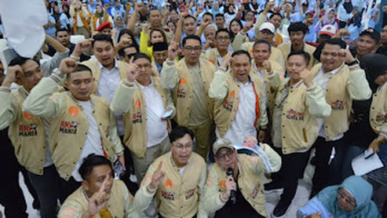 Relawan Prabowo 08 Mania resmi menyatakan dukungan kepada calon gubernur dan wakil gubernur Jakarta nomor urut 1 Ridwan Kamil (RK)-Suswono (RIDO).