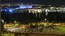 <p>Demonstran mendirikan tenda di luar Knesset, parlemen Israel, di Yerusalem, Israel, Sabtu (22/7/2023). (AP Photo/Ohad Zwigenberg)</p>