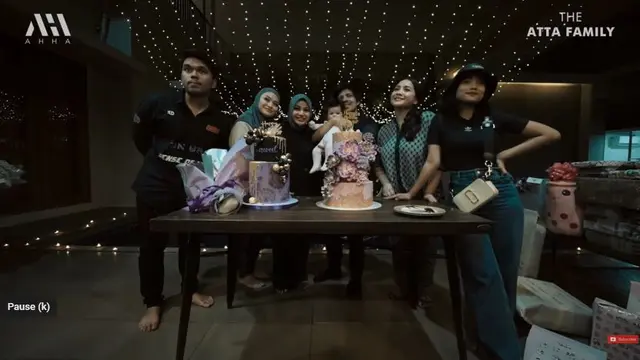 Aurel Hermansyah dapat kejutan ultah ke-24 (YouTube/AH)