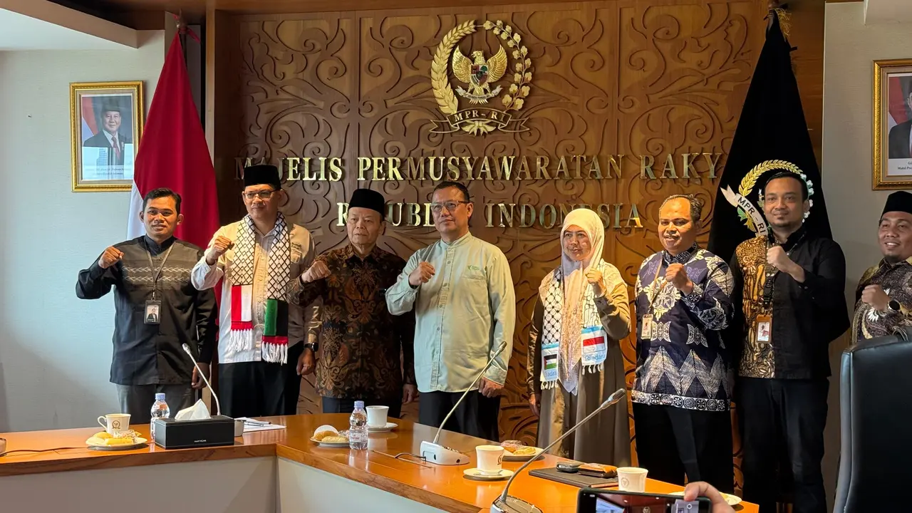 Global Peace Convoy Indonesia (GPCI) menemui MPR RI, mengadukan update WNI dalam misi Global Sumud Flotilla