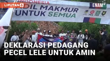 Pedagang Pecel Lele Sejabodetabek Deklarasi Dukung Amin