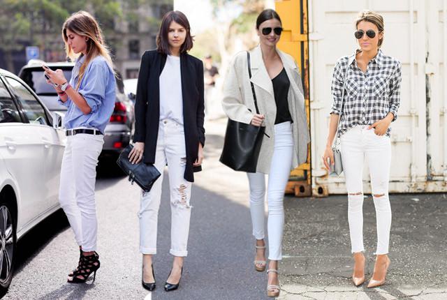 Selalu Ada Jeans Putih Yang Cocok Untuk Setiap Pribadi Perempuan Fashion Fimela Com