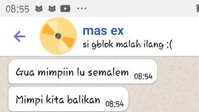 6 Chat Cerita Tentang Mimpi ke Pacar Ini Bikin Tepuk Jidat