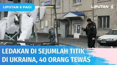 Sejumlah ledakan di dekat lapangan terbang dan depot bom di Mythroad, di wilayah Poltava terekam kamera. Sedikitnya 40 orang tewas dalam perang yang menargetkan serangan dari timur, utara, dan selatan ini.