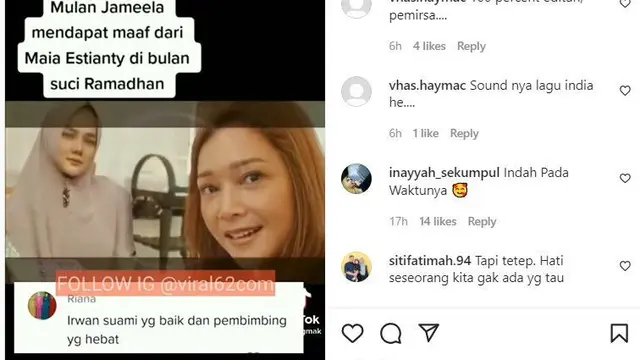 Tanggapan Al Ghazali tahu hubungan Maia Estianty dan Mulan Jameela membaik