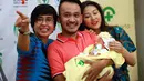 Preskon kelahiran buah hati Ruben Onsu (Deki Prayoga/bintang.com)