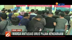 Warga sangat antusias karena Pemerintah Provinsi Jawa Barat tengah menerapkan program bebas biaya dan denda pajak.