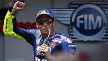 1. Valentino Rossi (Monster Yamaha) - 8,4 juta Follower. (AP/Eric Alonso)