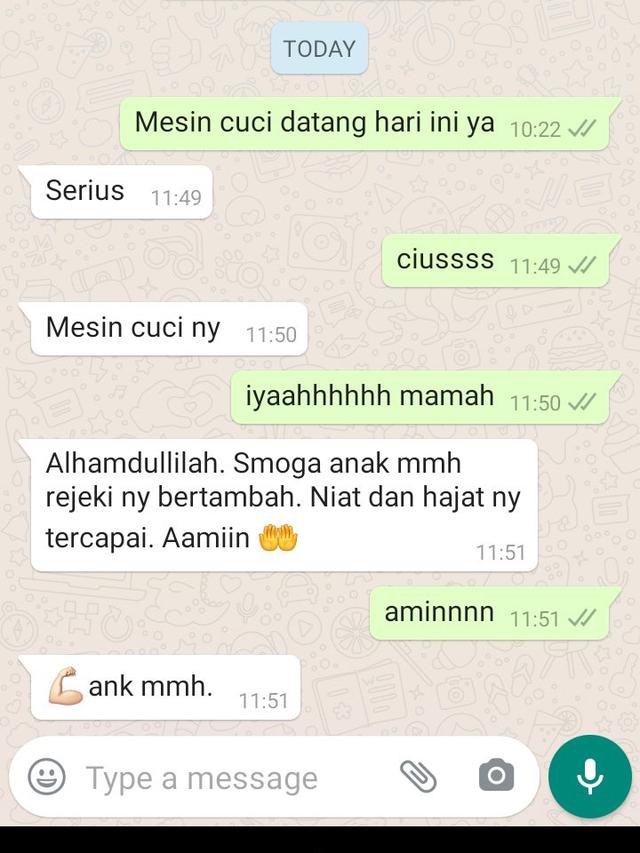 6 Chat Ibu dan Anak Perkara Uang Ini Bikin Haru. (Sumber: Twitter/9itmr)