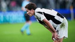 Bermain di Stadion Allianz, Turin, laga Juventus vs VfB berakhir dengan skor 1-0 untuk tim tamu. Ini menjadi kekalahan perdana Nyonya Tua di kandang sendiri musim ini. (Marco Alpozzi/LaPresse via AP)