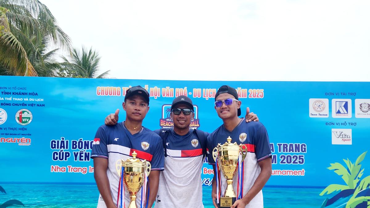 Pasangan Bintang/Sofyan Dapat Tiket Playoff Eliminasi Beach Pro Tour Futures Qingdao di China