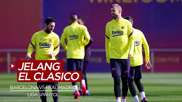 COVER: Mengintip Latihan Barcelona Vs Real Madrid Jelang El Clasico