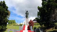Monumen Pahlawan Nasional Martha Christina Tiahahu di bukit Karang Panjang, Kota Ambon, Maluku. (Liputan6.com/Abdul Karim)
