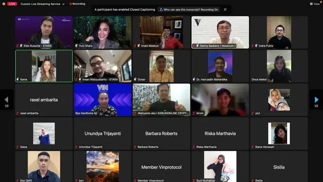 Webinar “The Future of Art: Mengoptimalkan Teknologi Blockchain untuk Mengangkat Karya Seni”