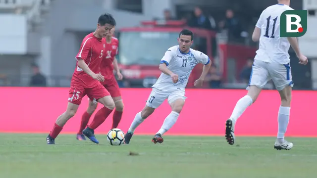 PSSI Anniversary Cup 2018: Uzbekistan VS Korea Utara