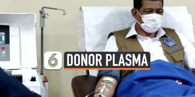 VIDEO: Sembuh dari Covid-19, Doni Monardo Donorkan Plasma Konvalesen