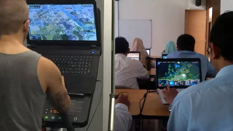 5 Potret Aksi Multitasking Saat Main Game Ini Kocak