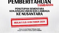 IKN Ditutup Besok 5 Oktober 2024