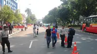 Jalan Merdeka barat. (Liputan6.com/Ahmad Romadhoni)