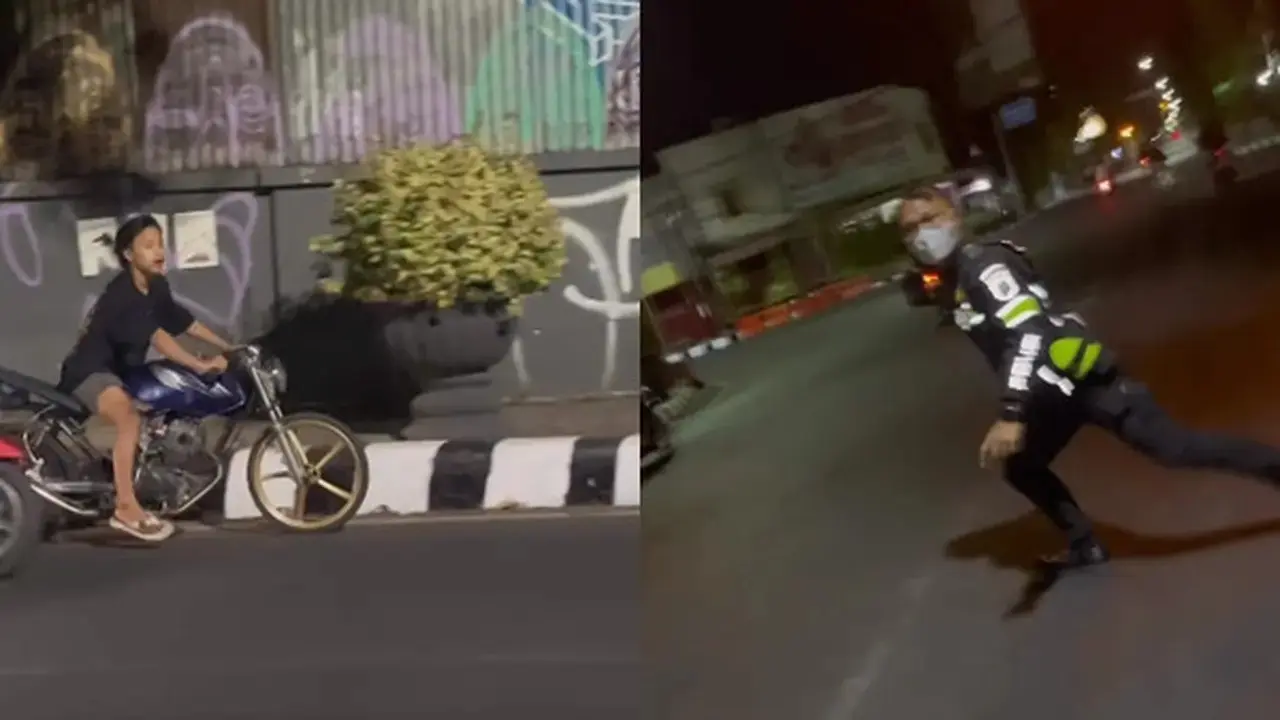 Niat Bikin Konten Motor, Pemuda Ini Malah Dikejar Polisi