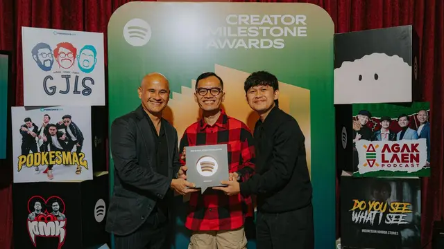 Creator Milestone Awards Pertama dari Spotify. (dok. Spotify)