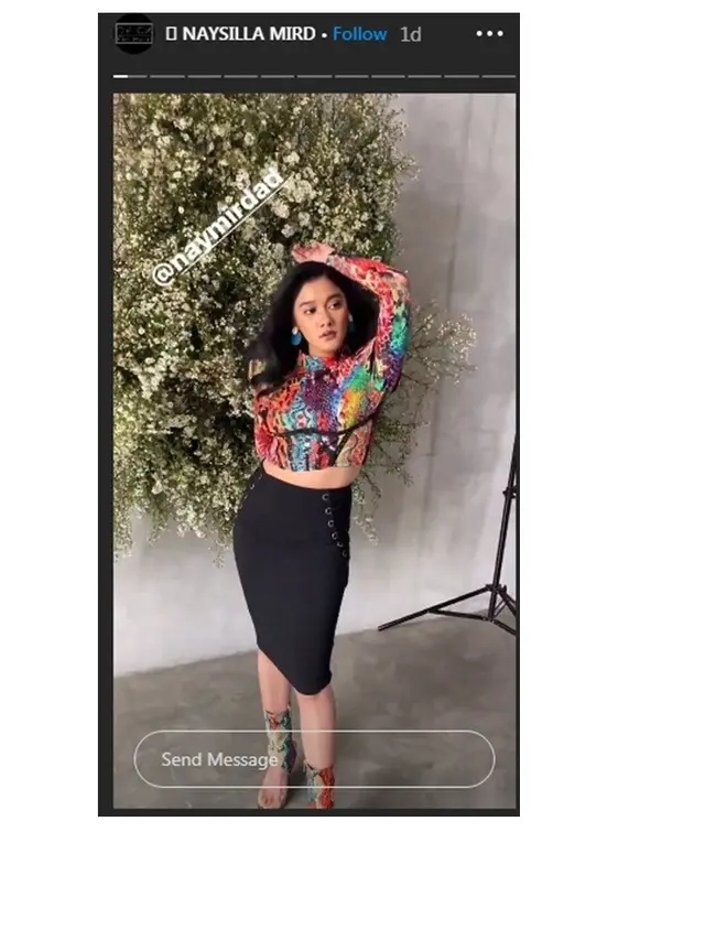 7 Gaya Pemotretan Terbaru Naysilla Mirdad, Curi Perhatian Netizen