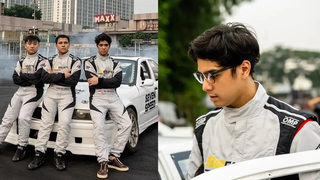 7 Potret Al Ghazali Bareng Tim Driftnya, Bakal Ikut Turnamen Tahun Ini